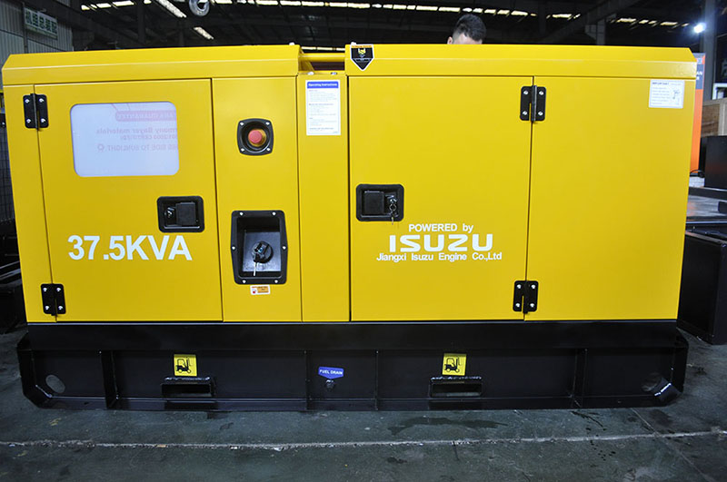 Delivery 30 Kva Silent Diesel Generating Sets 24kw Powered By Isuzu | JE493ZDB-04