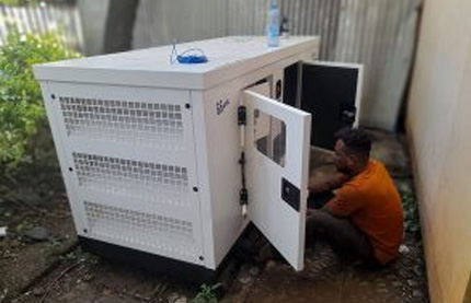 66 KVA Perkins Power Generation Diesel Installed In Africa Country | Perkins 1104A-44TG1