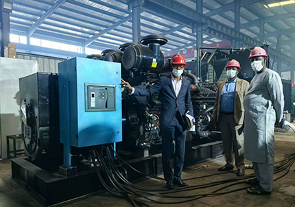 Uleengen 1600KVA Cummins diesel generator to Africa past the FAT test