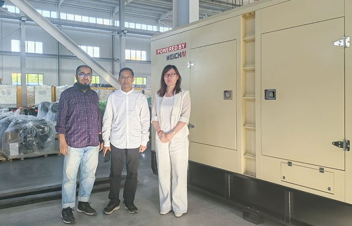 300KVA Weichai diesel generator set for Bangladesh and Pakistan easy maintenance and spare parts availability WP10D320E200