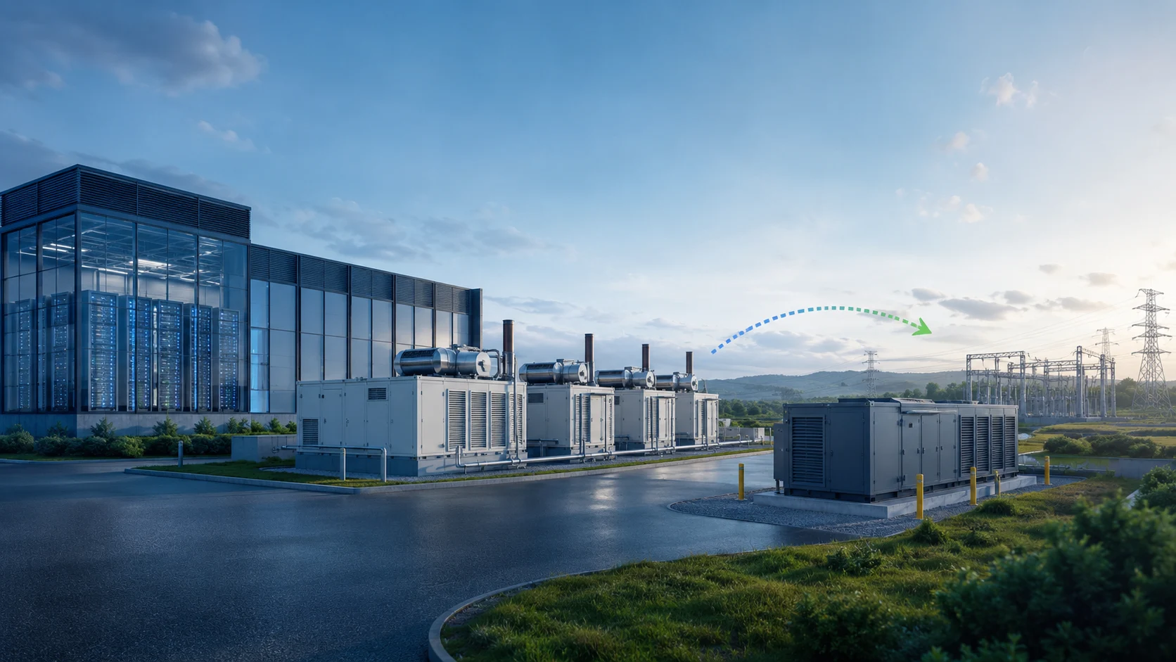 Bridge Power for AI Data Centers: When to Use Natural Gas Microgrids and Diesel Backup