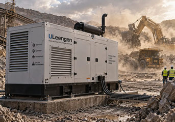 Prime power diesel generator at mining site